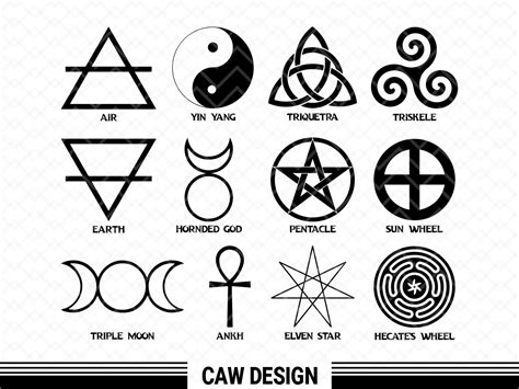 Discover the Magical World of Pagan Symbols in SVG Format